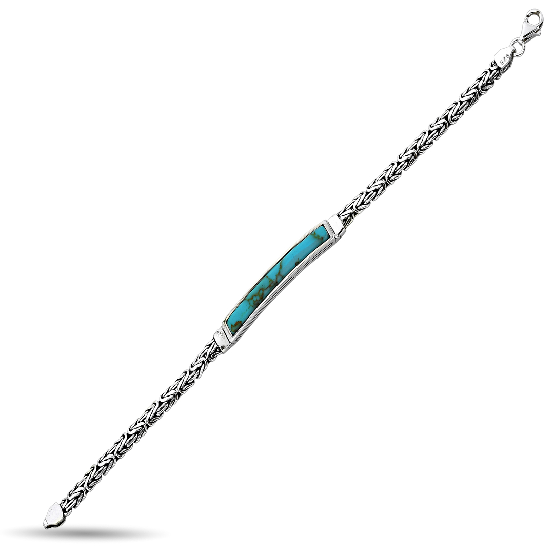 MEN FIRUZA STONE OXSIDE BRACELET