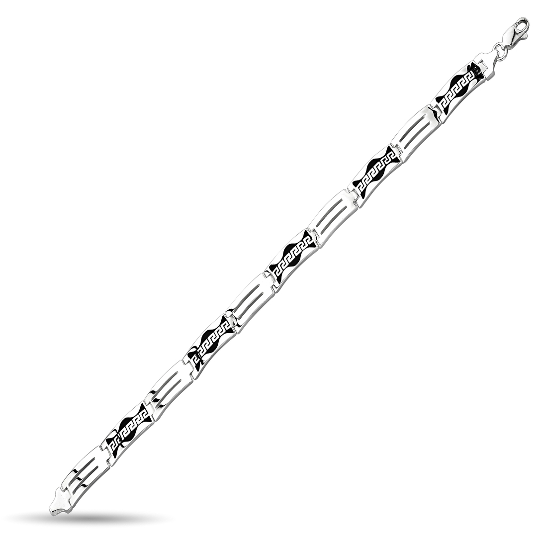 MEN SILVER PLATED BRACELET