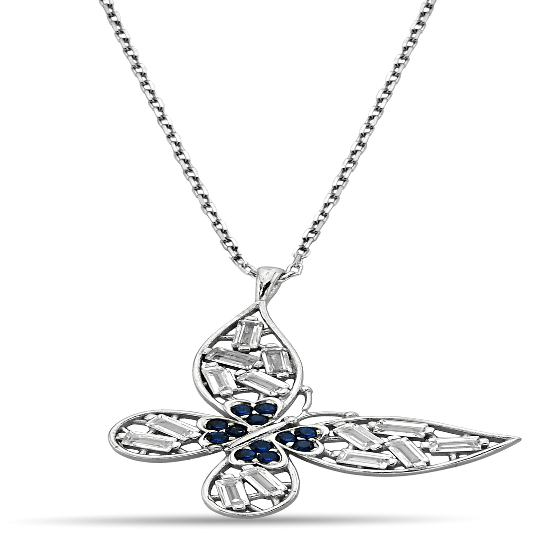 BUTTERFLY ZIRCON NECKLACE