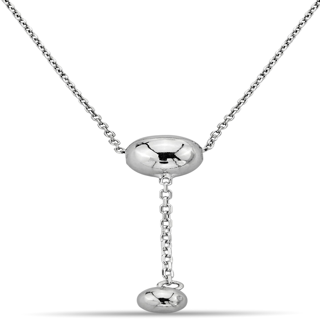 DOUBLE SPHERE ZIRCON NECKLACE