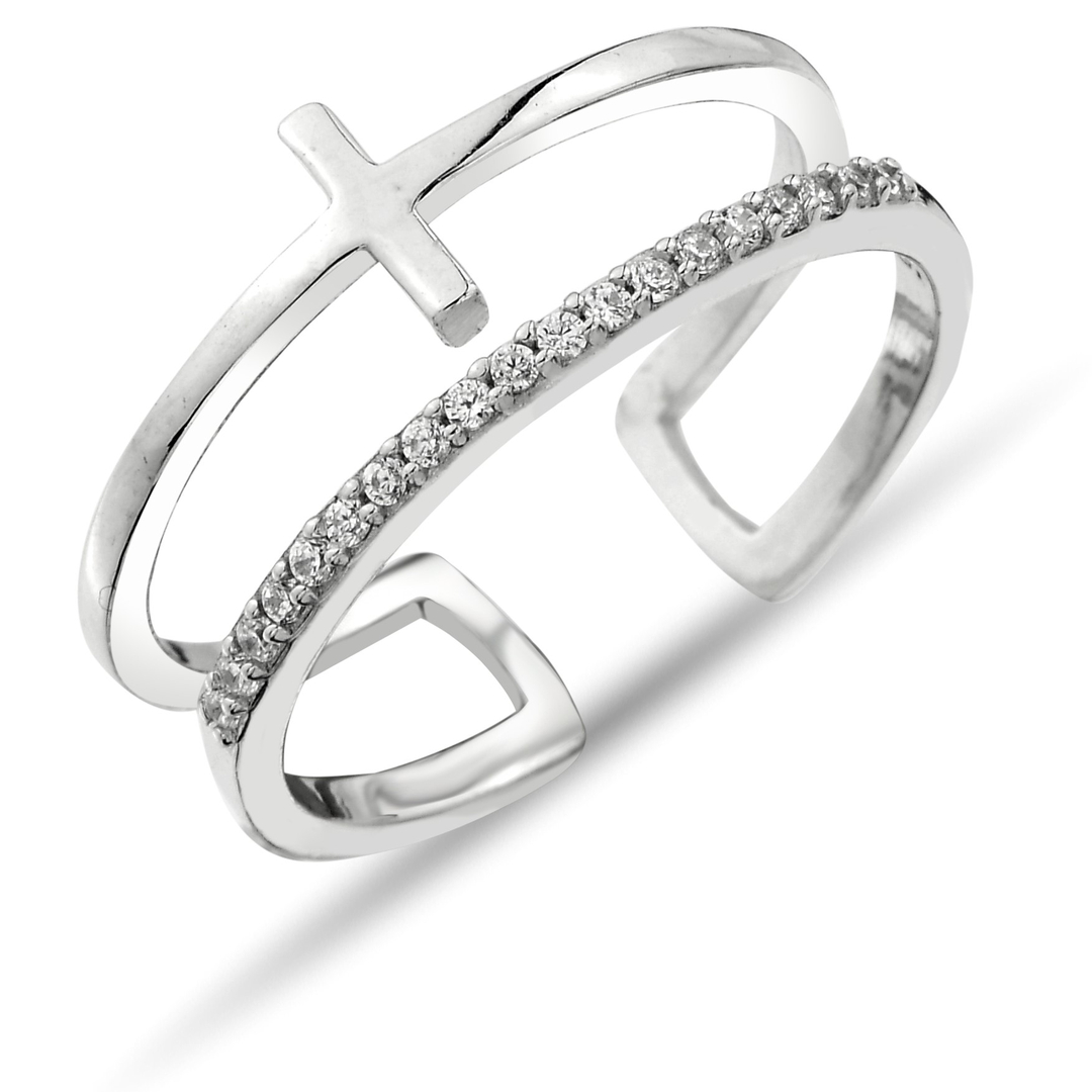 STONE ZIRCON RING