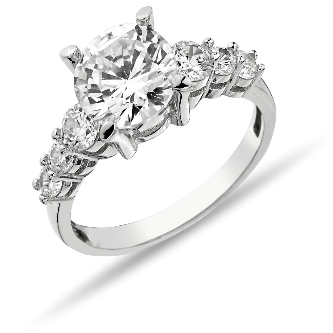 SINGLE STONE ZIRCON RING